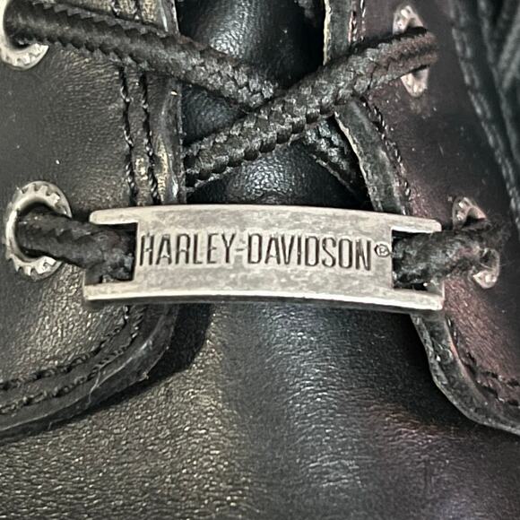 Harley-Davidson Black Ankle Boots - Picture 7 of 12